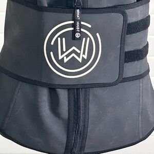Gray Waist Trainer with Logo